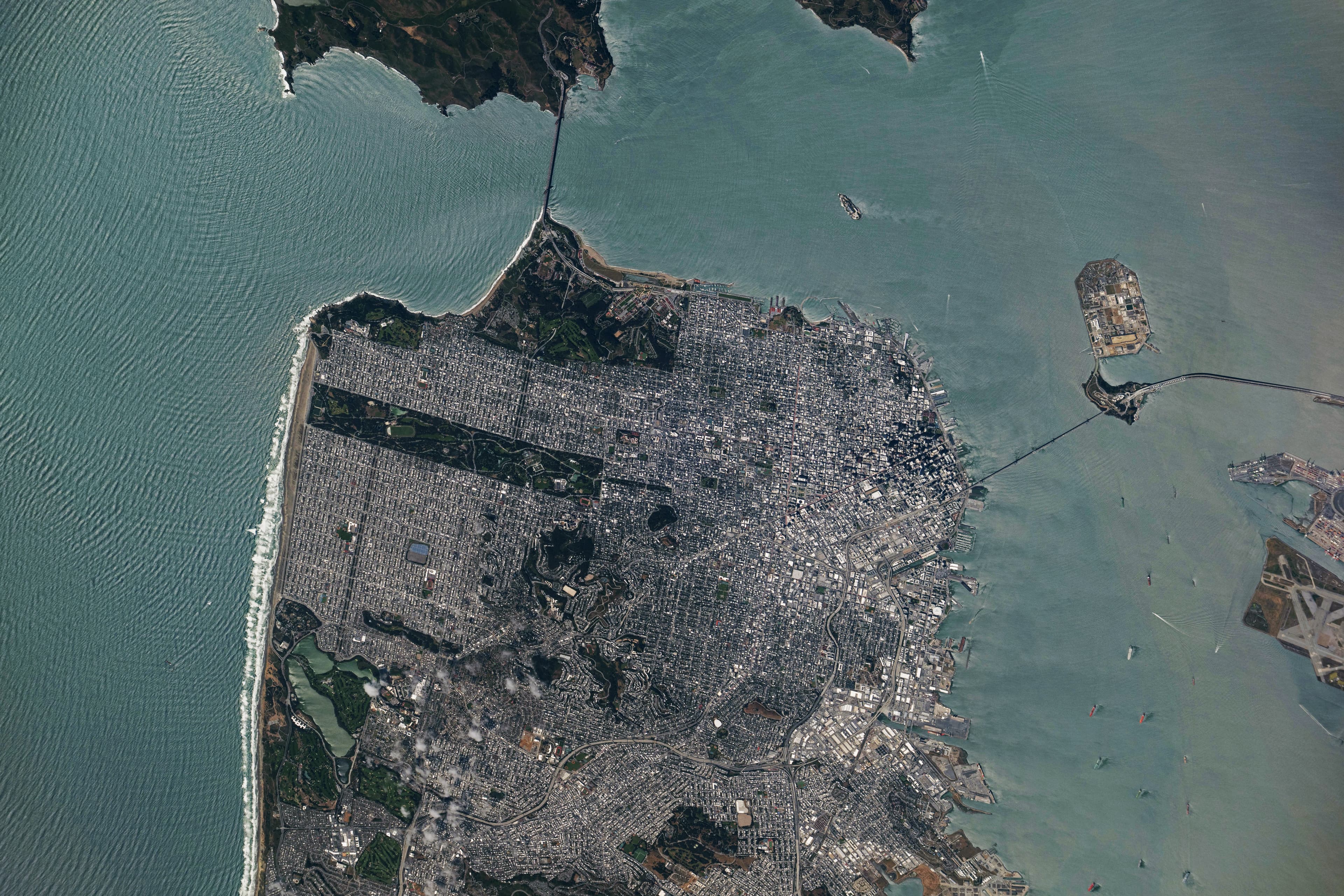 San Francisco'nun Patchwork Sokakları - NASA
