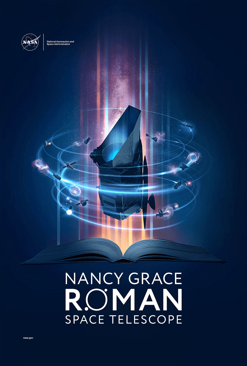 Nancy Grace Roman Uzay Teleskobu Posteri