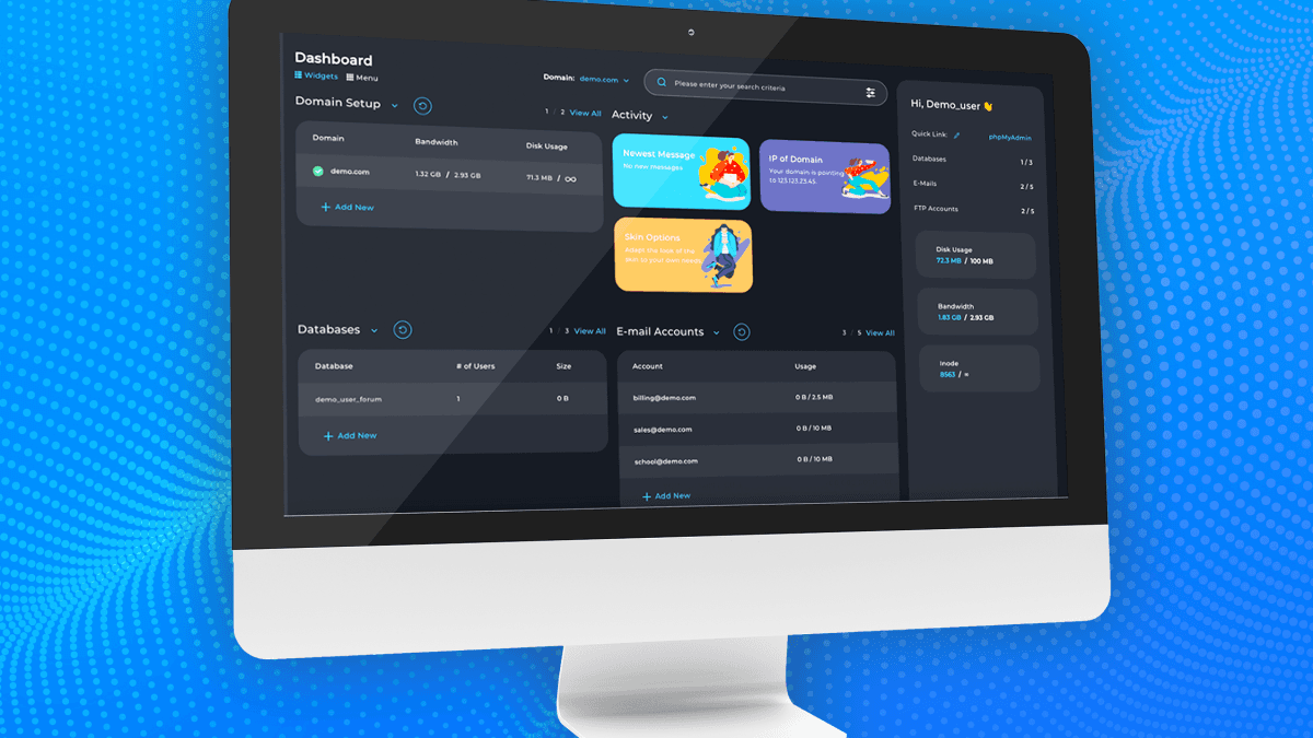 Lifetime web hosting with DoRoyal for $40