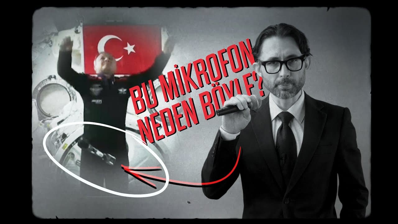 Kütleçekim Bir Kuvvet Değil! Ya da Alper Gezeravcı'nın mikrofonu neden böyle?